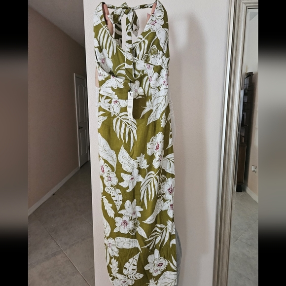 Floral Zara Green Maxi Dress - Picture 8 of 9
